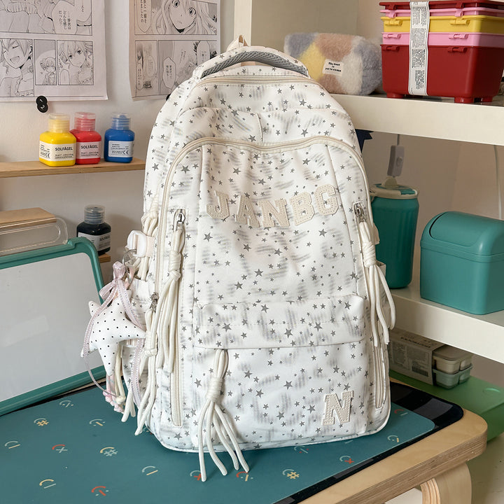 Stylischer Rucksack mit Sternmuster Karnz
