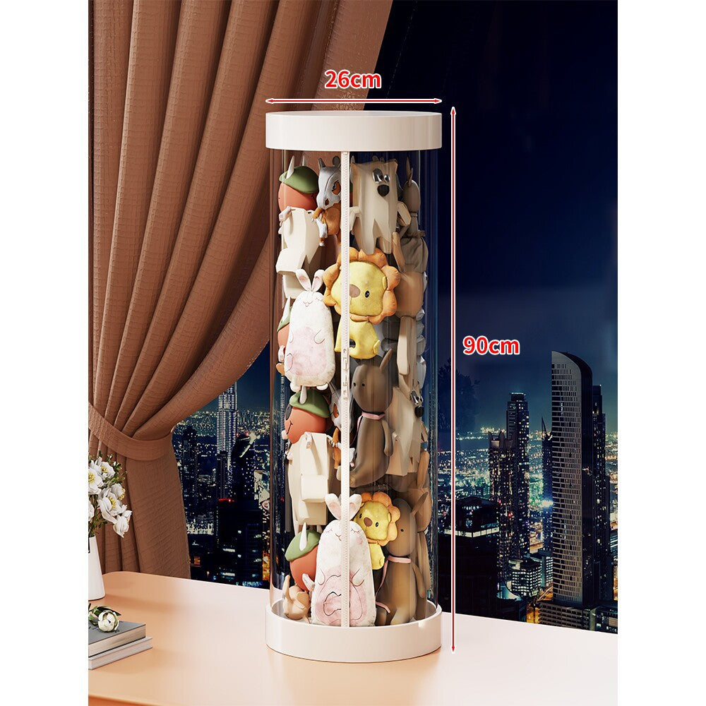 Hohe klare Acryl-Plüschspielzeug-Display-Turm-Organizer