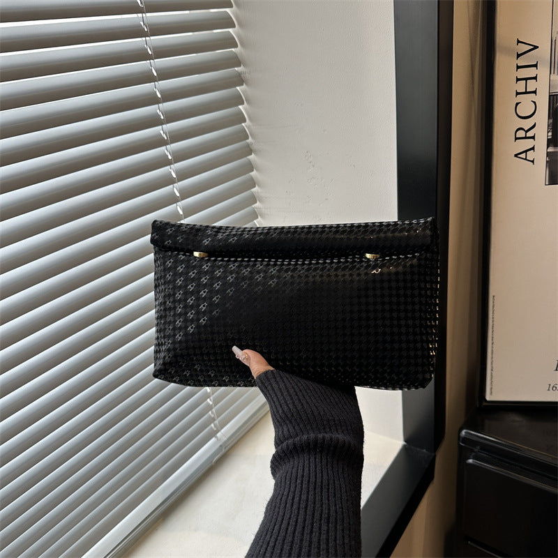 Elegante Strukturierte Clutch Tasche