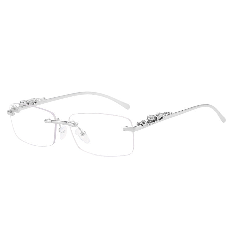 Damen modische Sonnenbrille mit kunstvollen Verzierungen Karnz