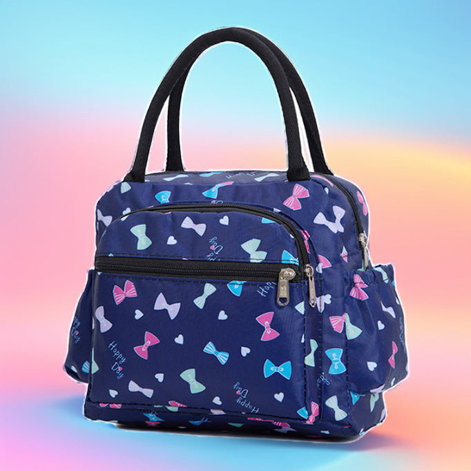 Isolierte Katzenmuster-Lunch-Kühltasche Karnz