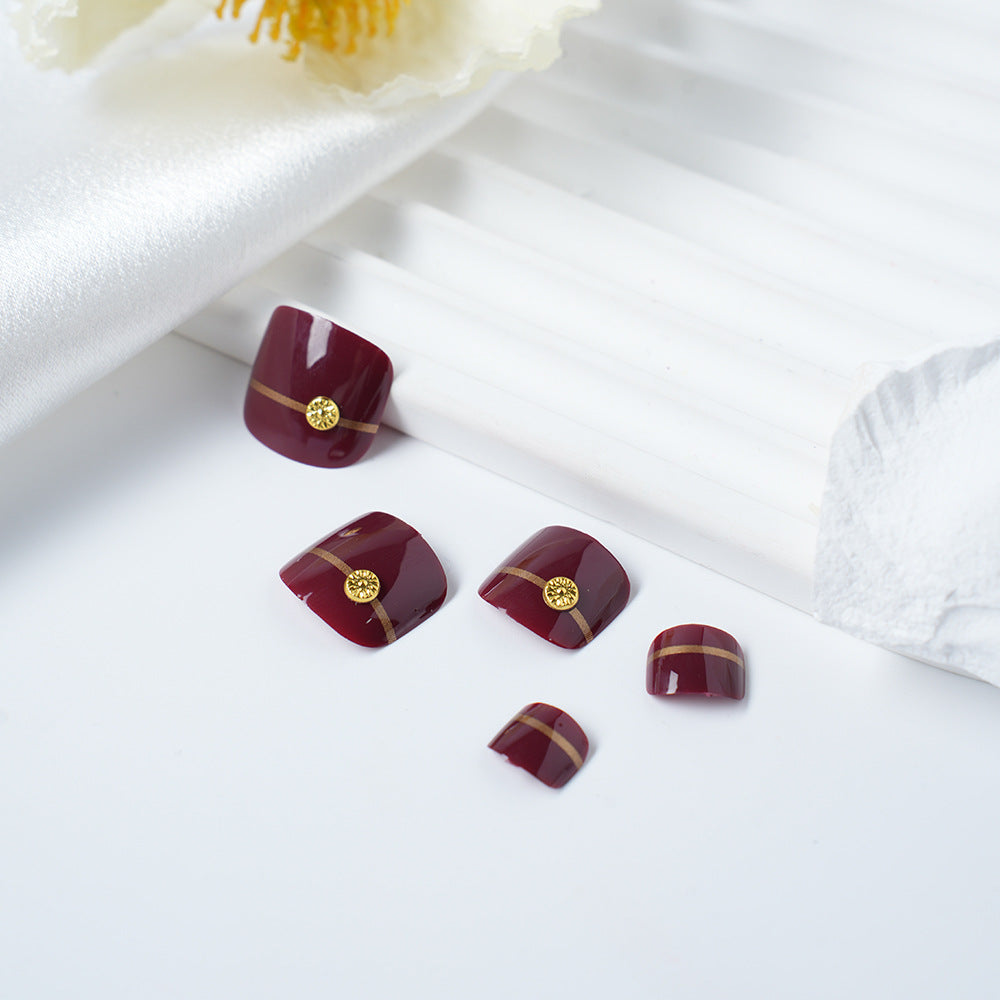 Elegantes Press-On Nail Set Karnz