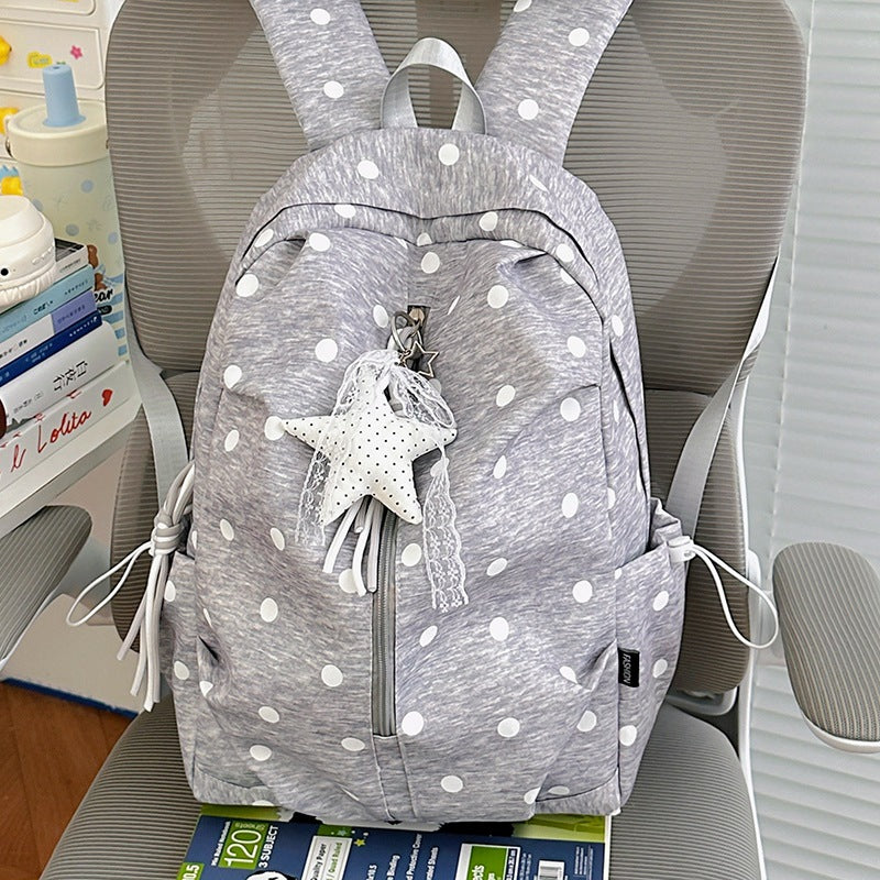 Verspielt gepunkteter Rucksack Karnz