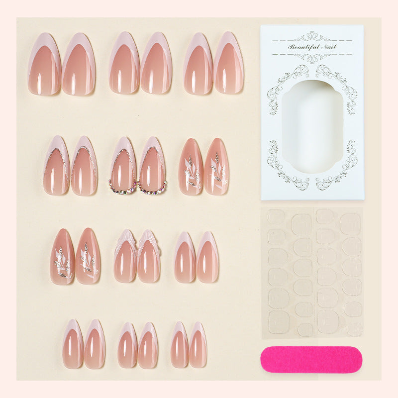 Elegante Blumenschnapp-Nagelkunst-Set Karnz