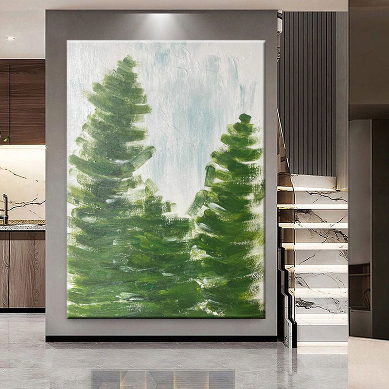 Abstrakte naturthemenbasierte Leinwandkunst