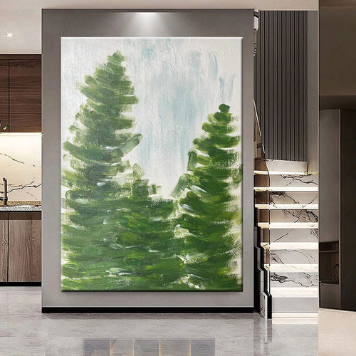 Abstrakte naturthemenbasierte Leinwandkunst