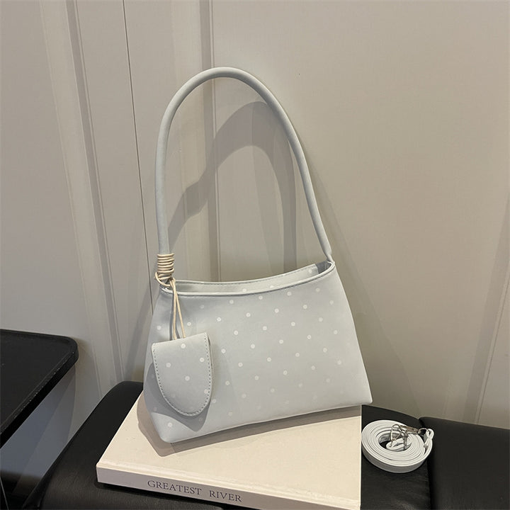 Polka Dot Schulter Handtasche