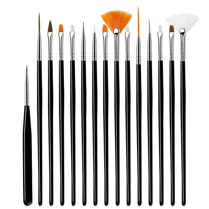 Professionelles Nail Art Pinselset Karnz 1787228556