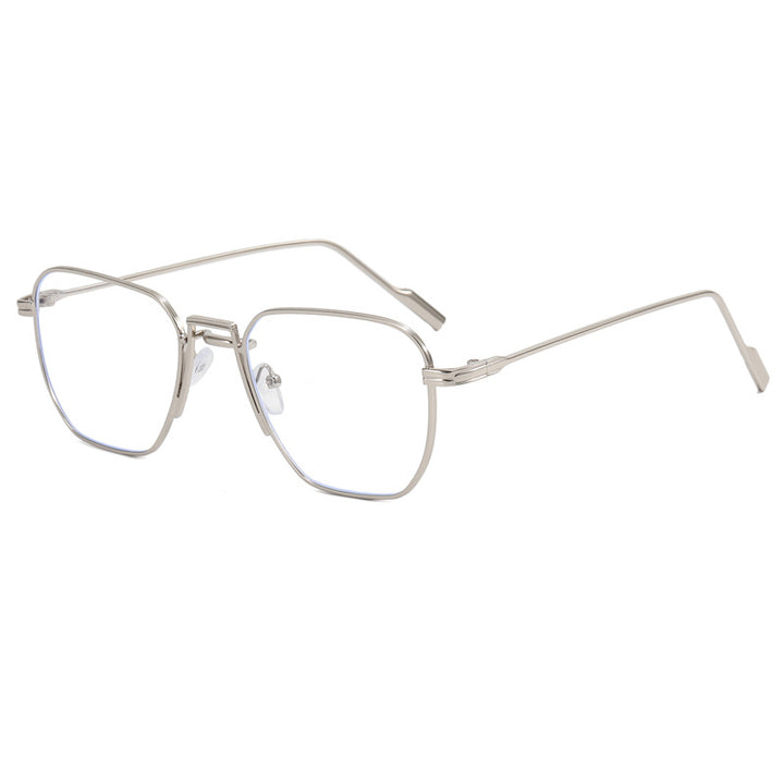 Damen modische viereckige Brille mit minimalistischer Rahmenstruktur Karnz