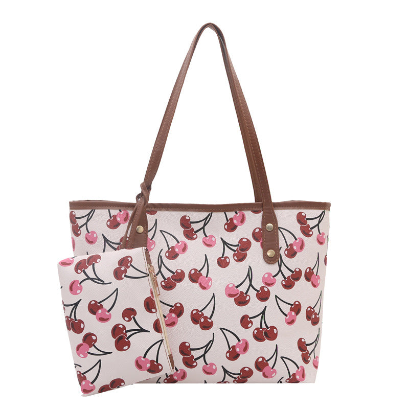 WoWhimsical Kirschen Druck Tragetasche Karnz