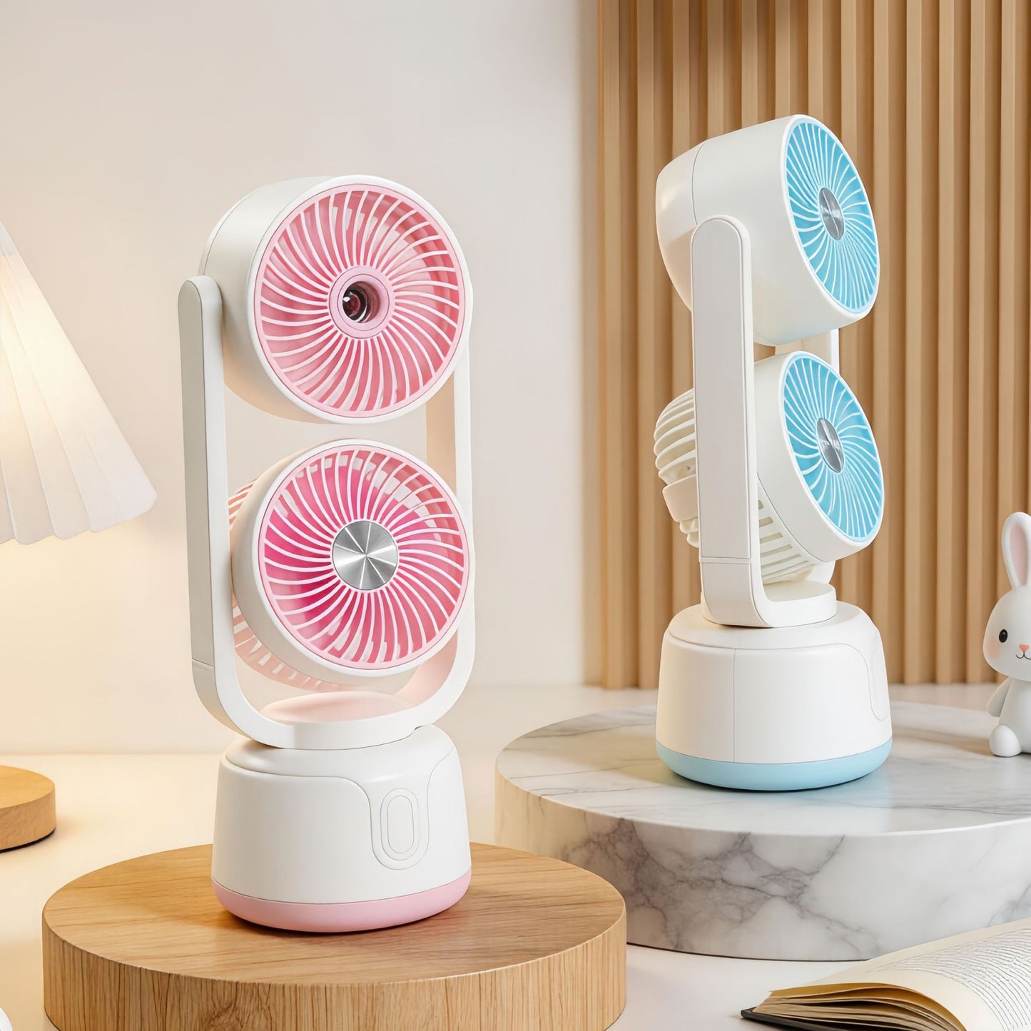 Damen Multifunktionaler Tischventilator mit Sprühfunktion Karnz
