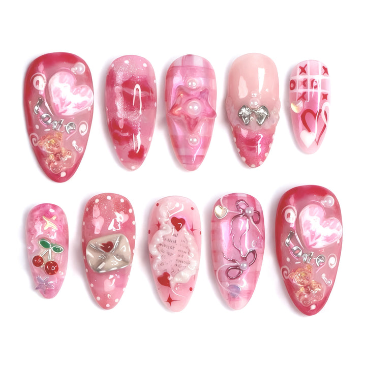 Künstliche Nail Art Nägel Karnz