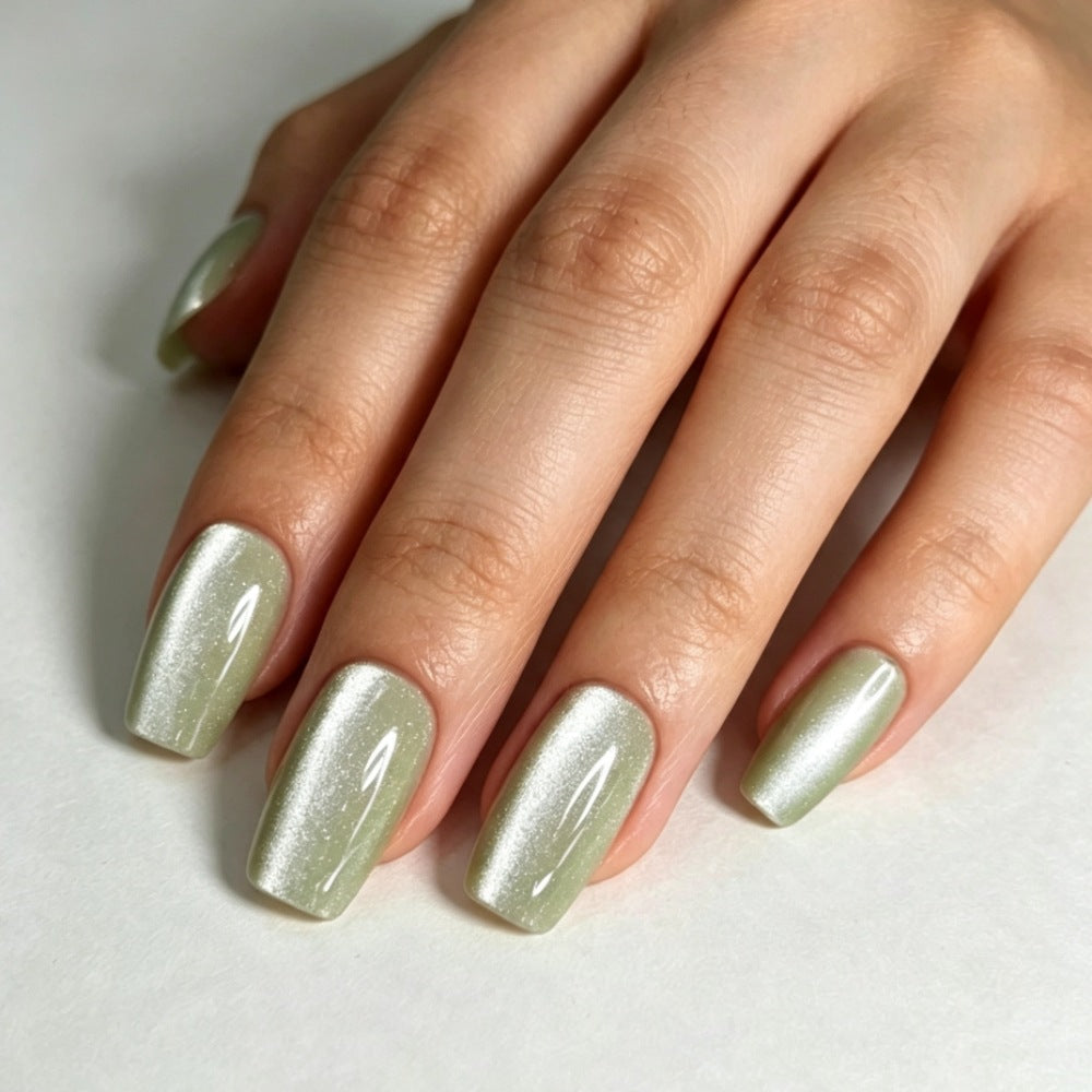 Glänzende Ombre-Nagelspitzen Karnz
