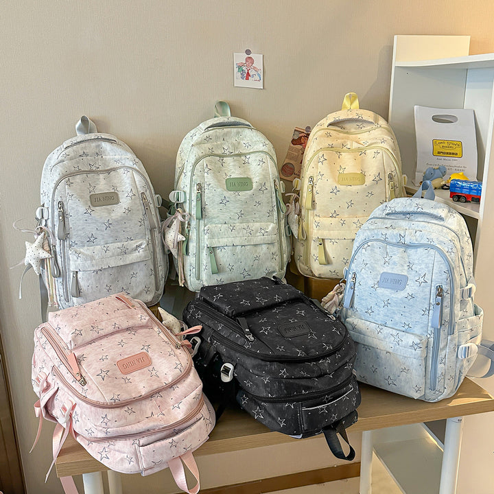 Stylischer Star-Emblazoned Alltagsrucksack Karnz