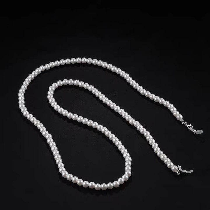 Elegante Lange Perlen Brillen Kette Karnz