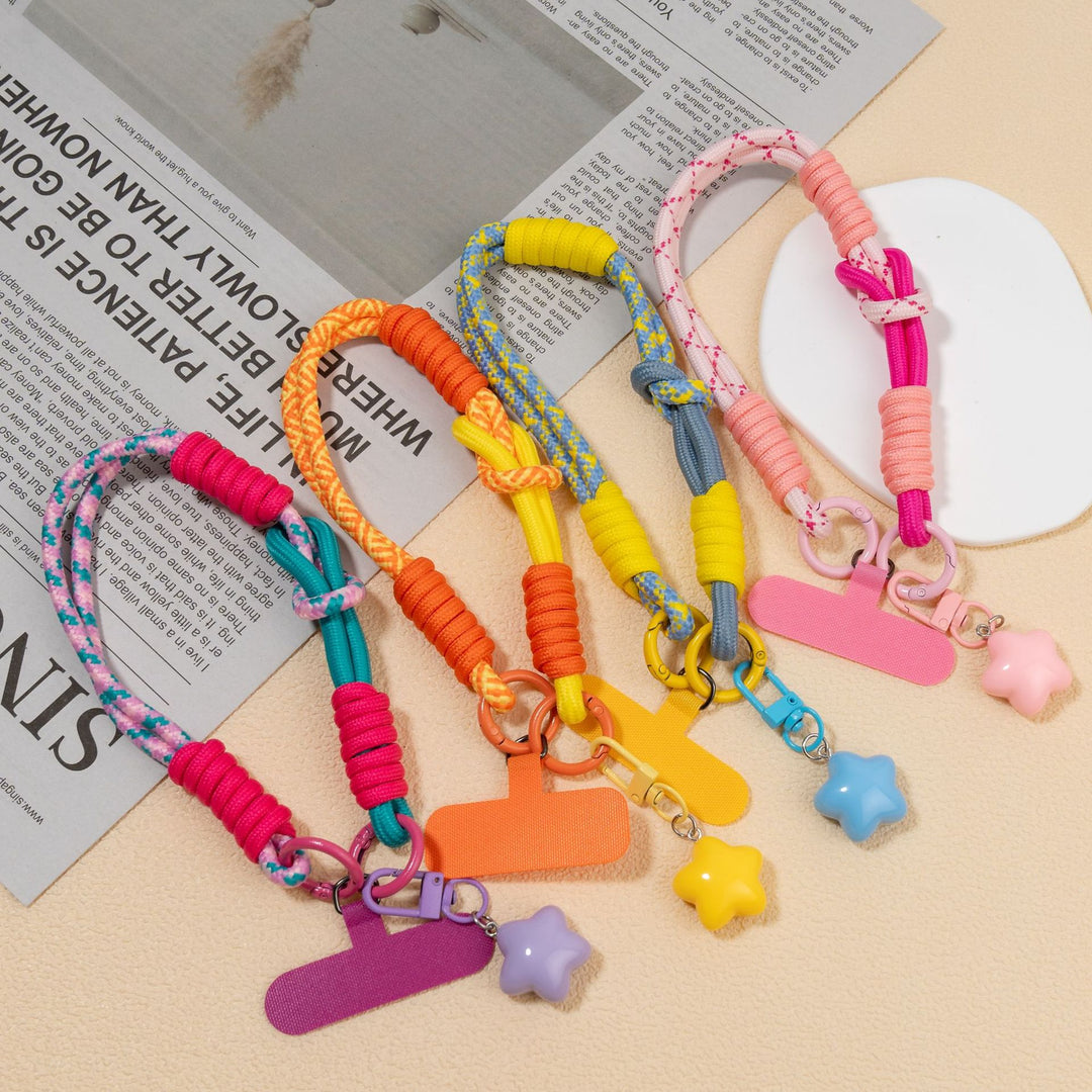 Farbenfrohes Paracord Schlüsselband Karnz
