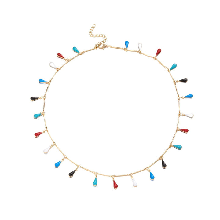 Herz Charm Statement Halskette Karnz