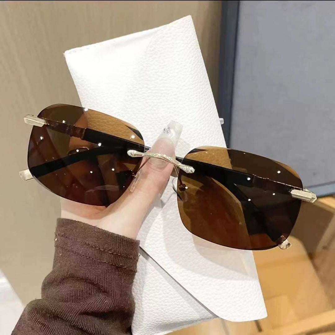 Elegante Moderne Geometrische Sonnenbrille Karnz