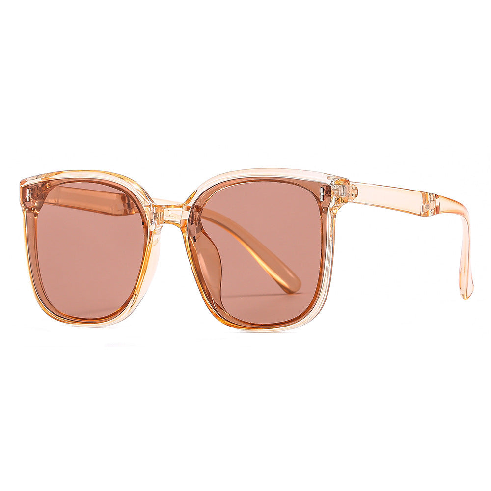 Damen modische Sonnenbrille mit quadratischem Rahmen und UV-Schutz Karnz