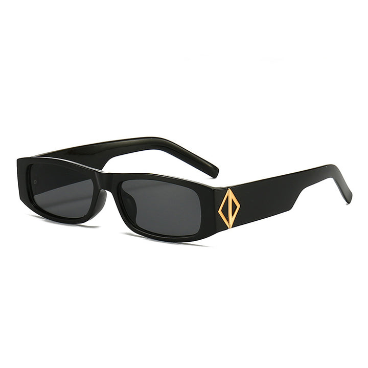 Avant-Garde Rechteckrahmen Sonnenbrille