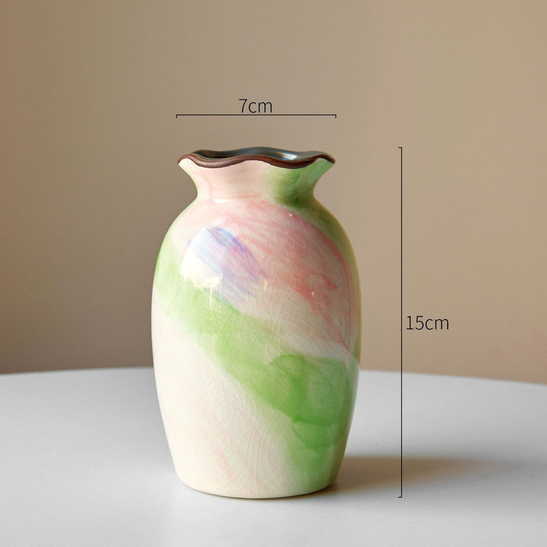 Künstlerische Keramik-Blumenvase