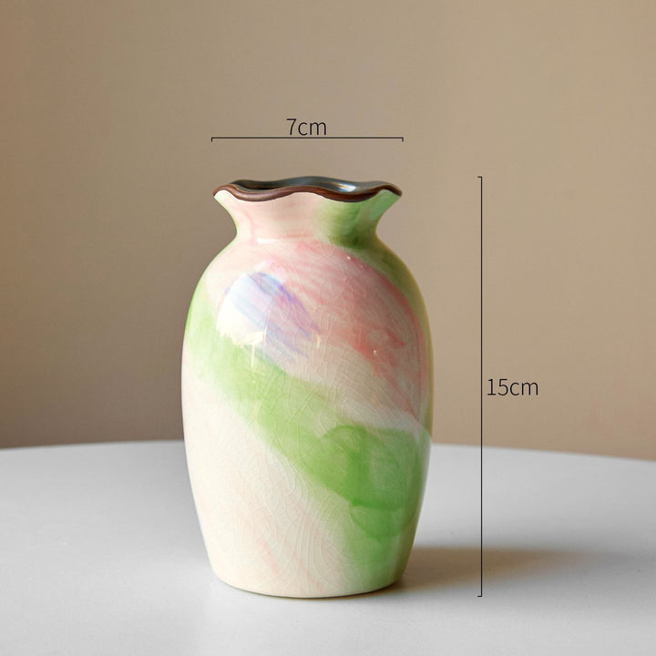 Künstlerische Keramik-Blumenvase