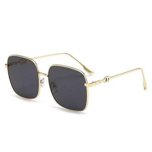 Elegante geometrische Rahmen-Sonnenbrille