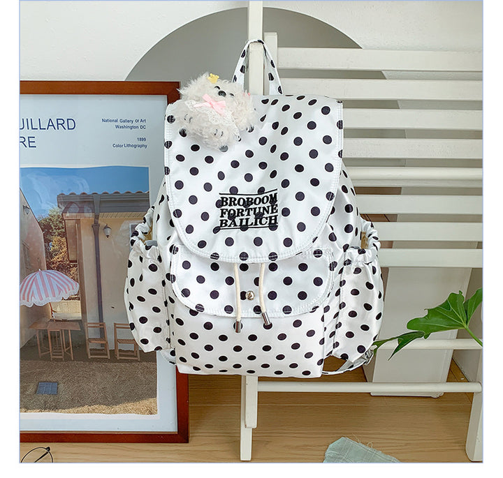 Gepunktetes Muster Freizeit-Rucksack