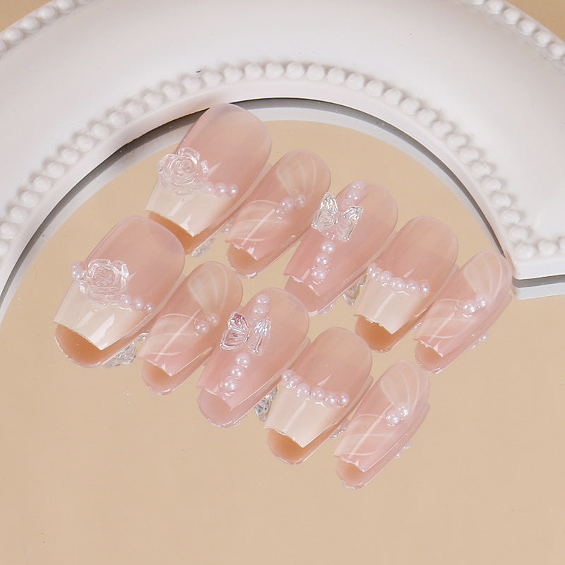 Acrylic Stiletto Press-On Nägel Karnz