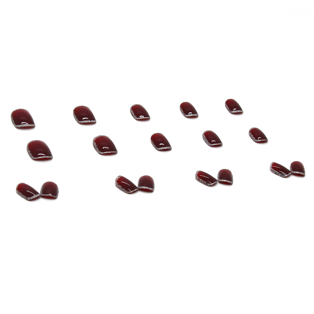 Dekorative Glitzer-Nagelkunst-Tipps Karnz
