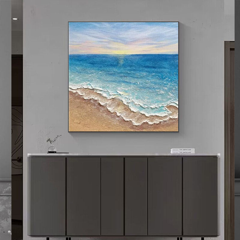 Küsteninspirierte Leinwandkunst