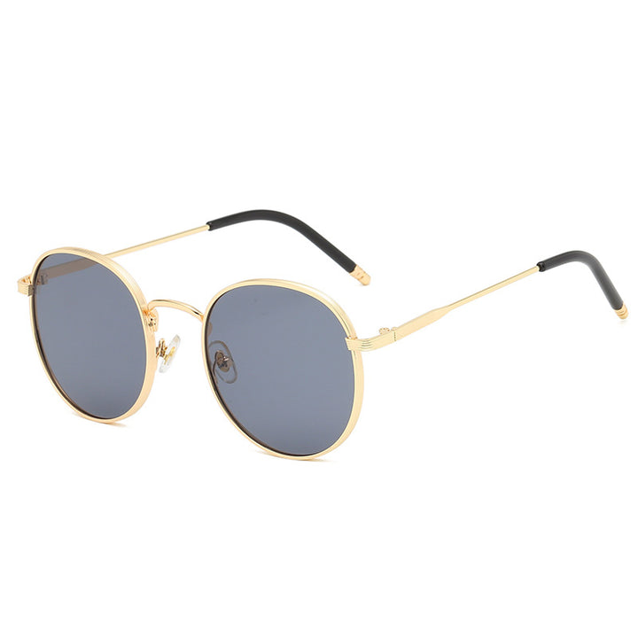 Überdimensionale Rundrahmen-Sonnenbrille