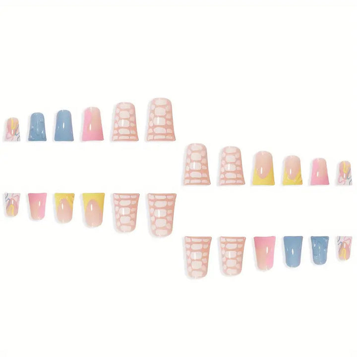 Abstract Nail Art Extensions Karnz