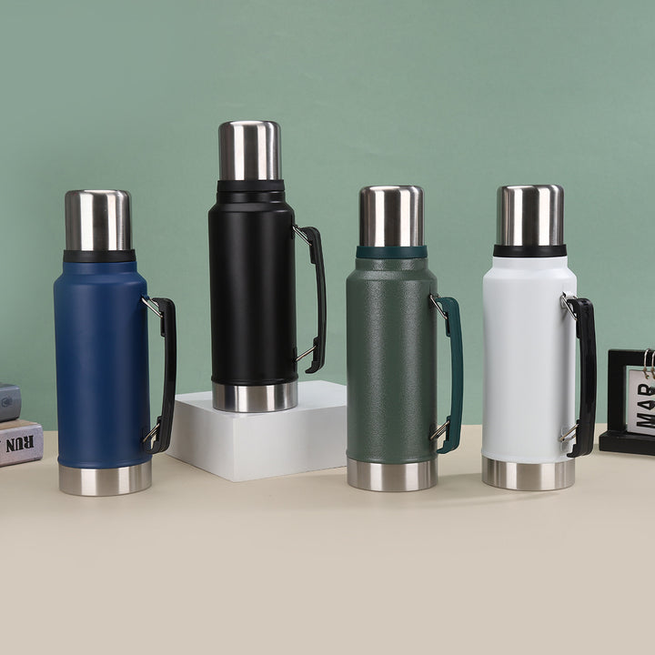Unisex Isolierte Edelstahl-Wasserflasche mit Tragegriff Karnz