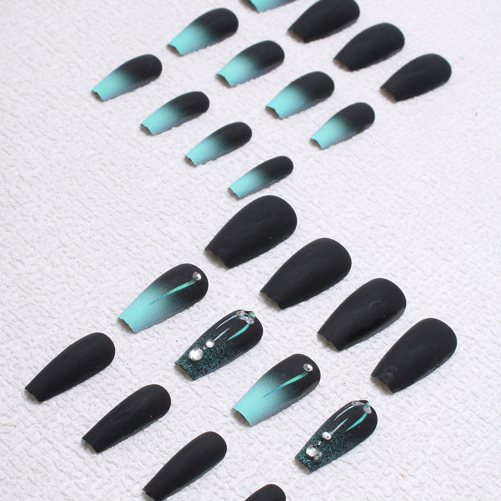 Matte Ombre Press-On Nageldesign Karnz