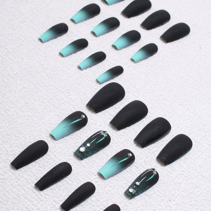 Matte Ombre Press-On Nageldesign Karnz