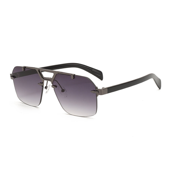 Damen Designer-Sonnenbrille mit auffälliger geometrischer Form Karnz