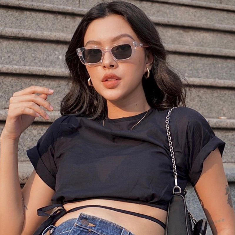 Damen Designer-Sonnenbrille mit trendigem Schildpatt-Muster Karnz