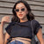 Damen Designer-Sonnenbrille mit trendigem Schildpatt-Muster Karnz