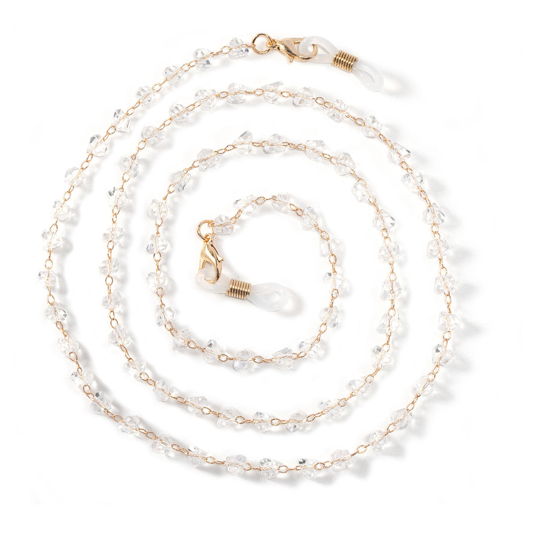 Chic Geometrischer Perlen Brillenhalter Karnz