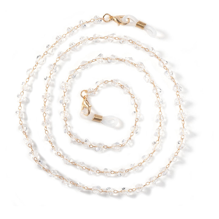 Chic Geometrischer Perlen Brillenhalter Karnz