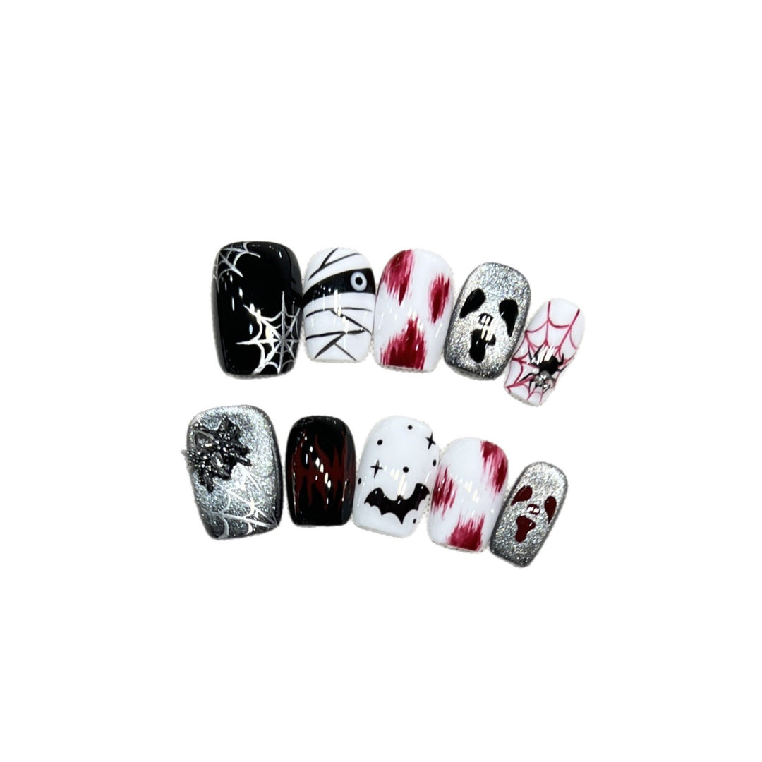 Künstlerisches Halloween Press-On Nagelkunstset Karnz