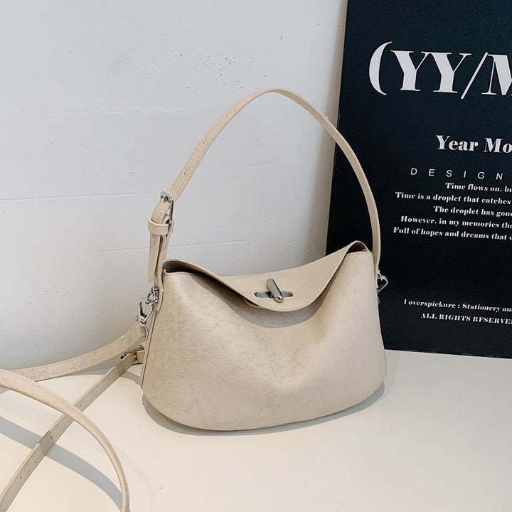 Elegante Soft-Suede Schultertasche Karnz