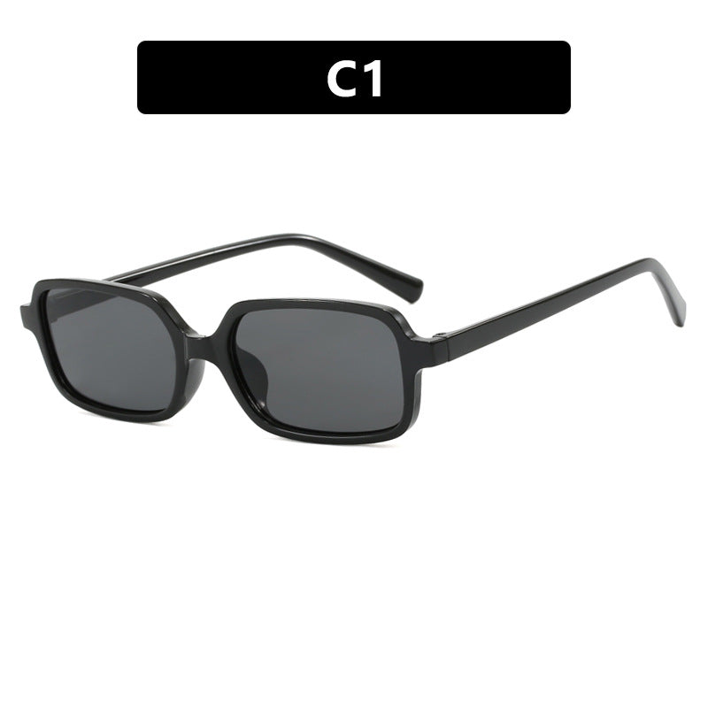 Damen quadratische Sonnenbrille mit einzigartigem, extravaganten Design und UV-Schutz Karnz