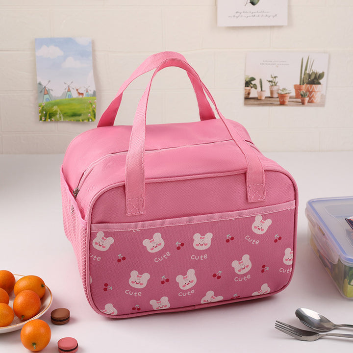 Isolierte Kinder-Lunch-Tasche mit süßem Bären-Design Karnz