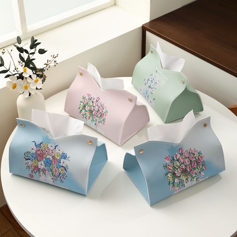 Dekorativer Blumenmuster-Gewebe-Boxabdeckung Karnz