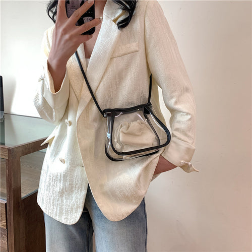 Transparente Mini-Eimer-Tasche Karnz