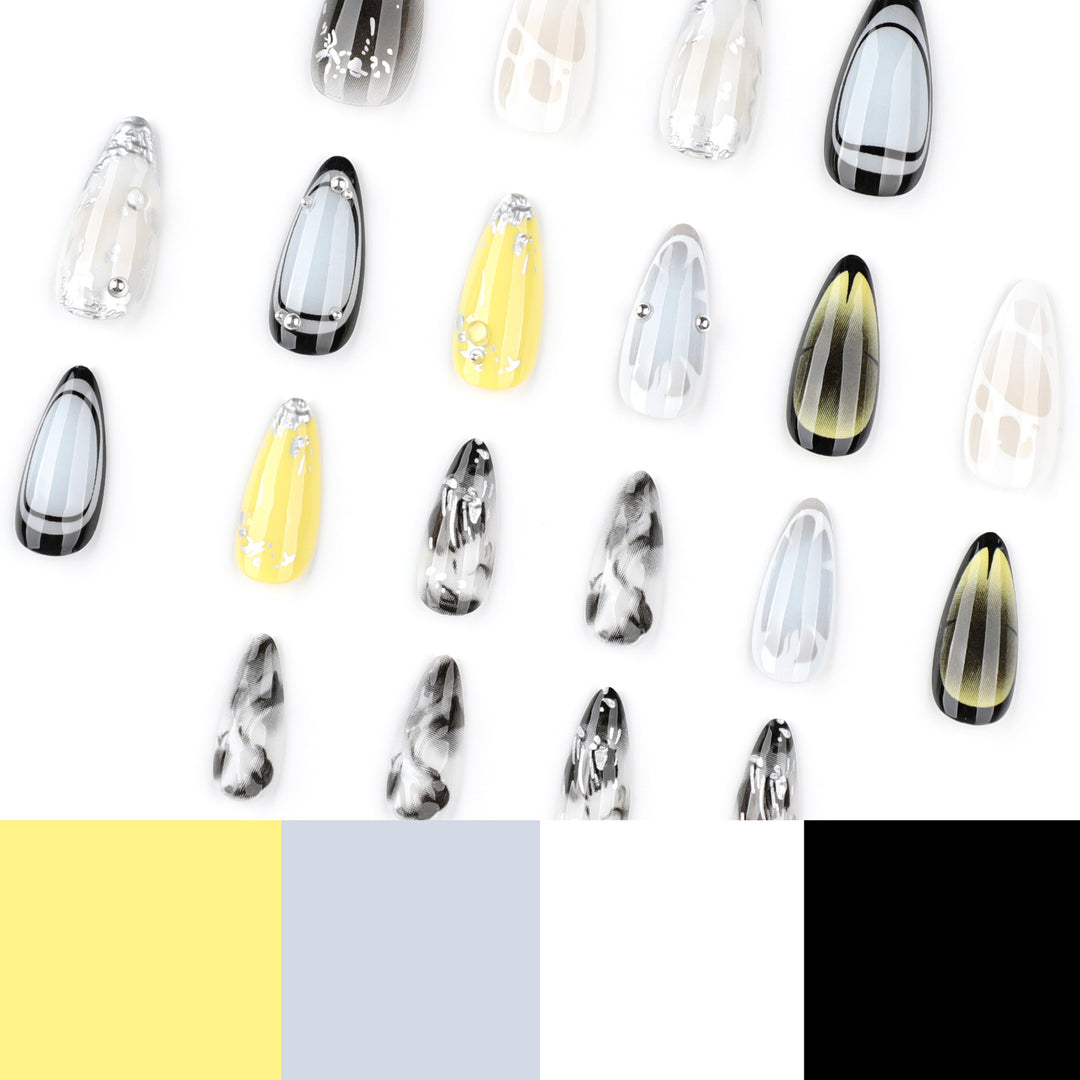 Kunstvolle Nailart mit edlen Akzenten Karnz