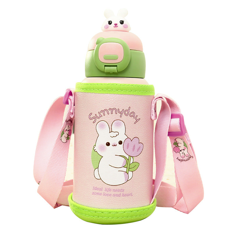 Damen Isolierte Trinkflasche mit niedlichem Dinosaurierdesign Karnz