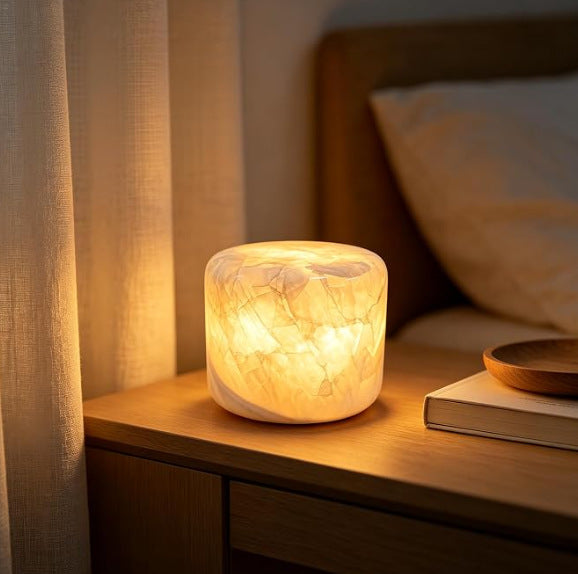 Moderne Alabaster Akzentlampe